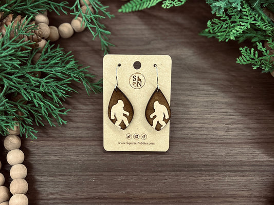 Dark Bigfoot Earring drops