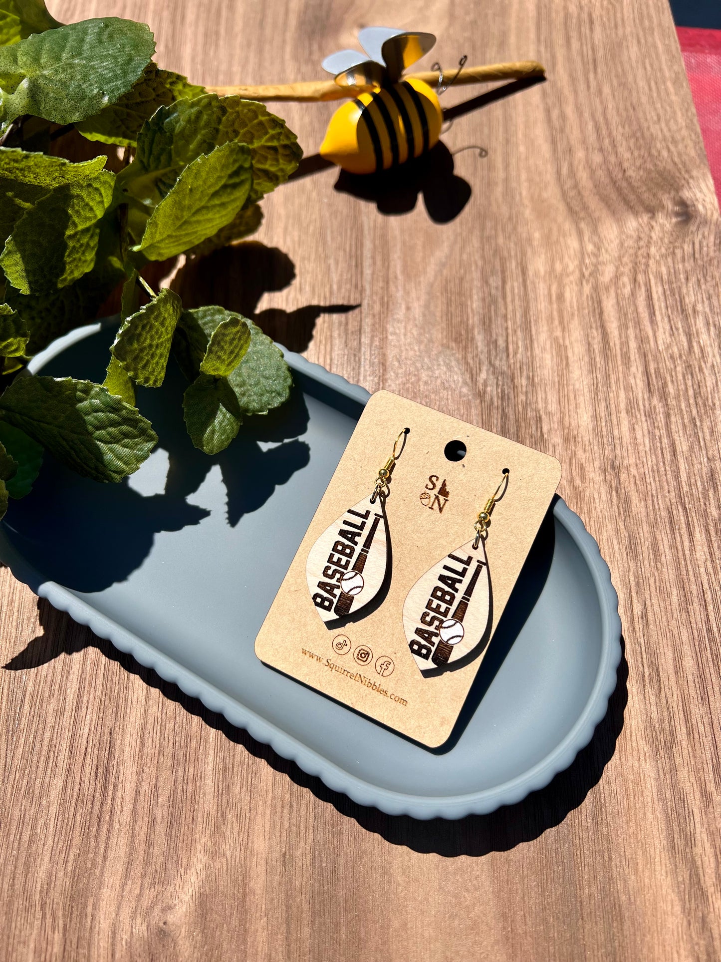 Baseball Earrings drops