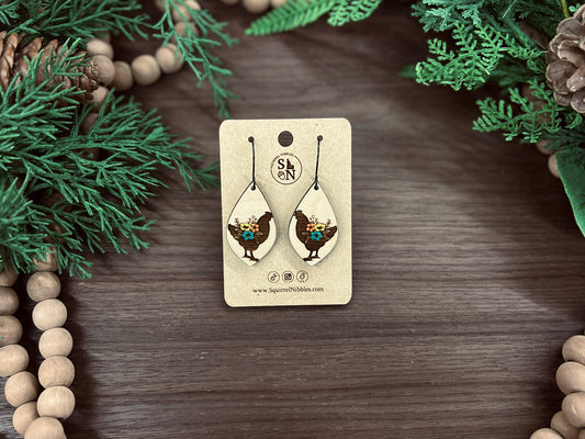 Floral Chicken drops