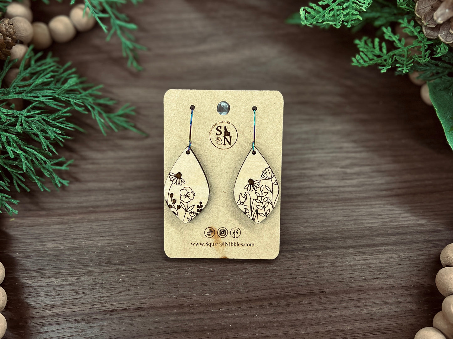 Dainty flower drops