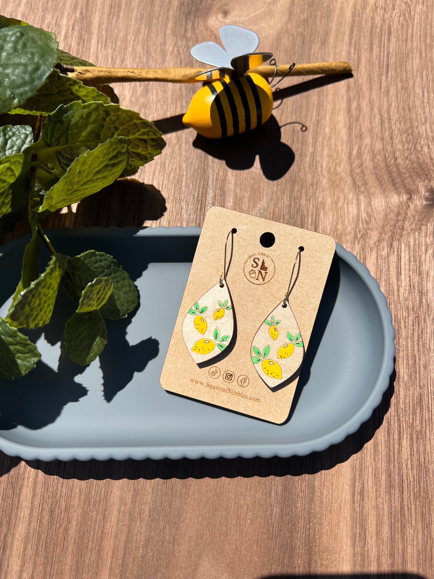 Lemon Earring drops